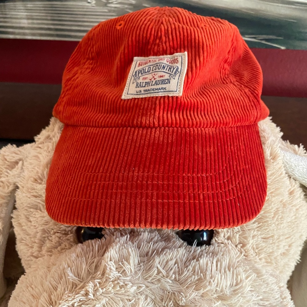 ✨Polo Country Ralph Lauren Corduroy Hat Supplier Expedition Logo Baseball Cap 🏇